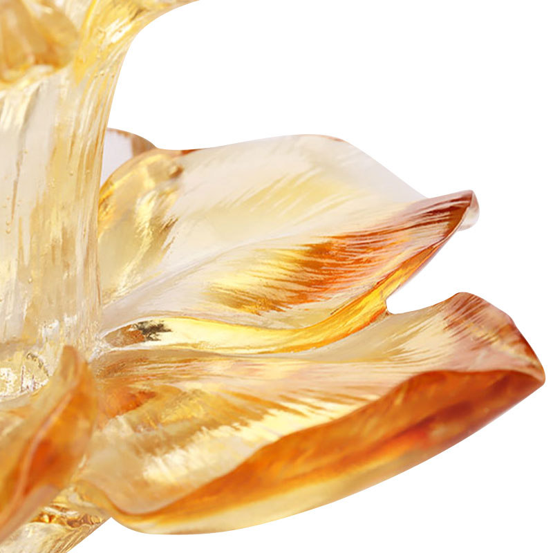 Portacandela in Vetro a forma di Petalo