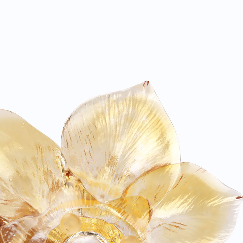 Portacandela in Vetro a forma di Petalo