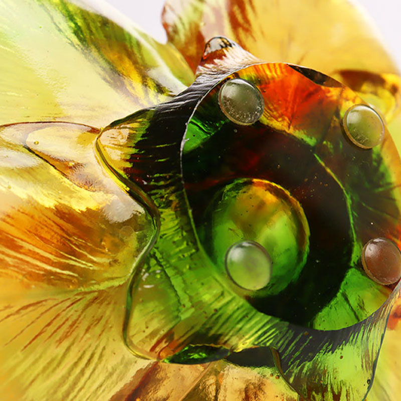 Portacandela in Vetro a forma di Petalo