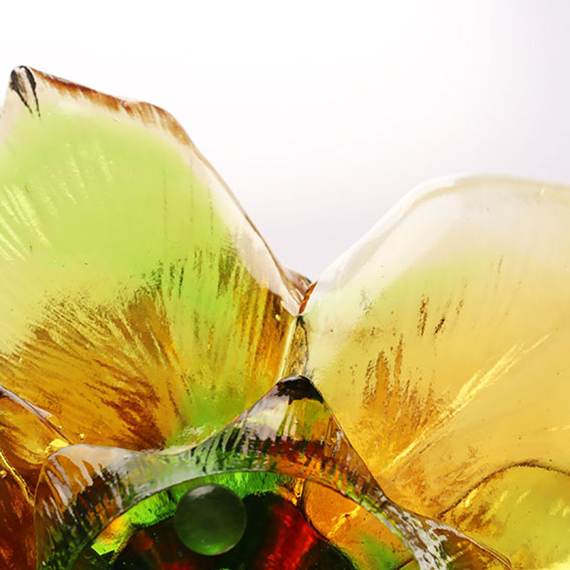 Portacandela in Vetro a forma di Petalo