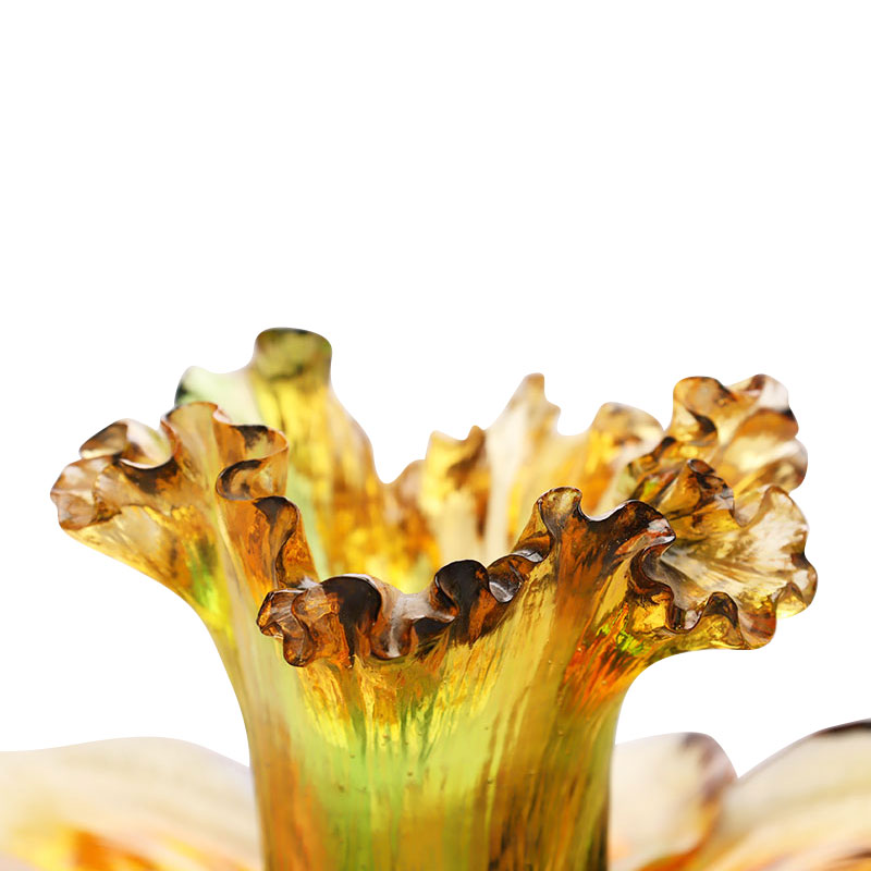 Portacandela in Vetro a forma di Petalo