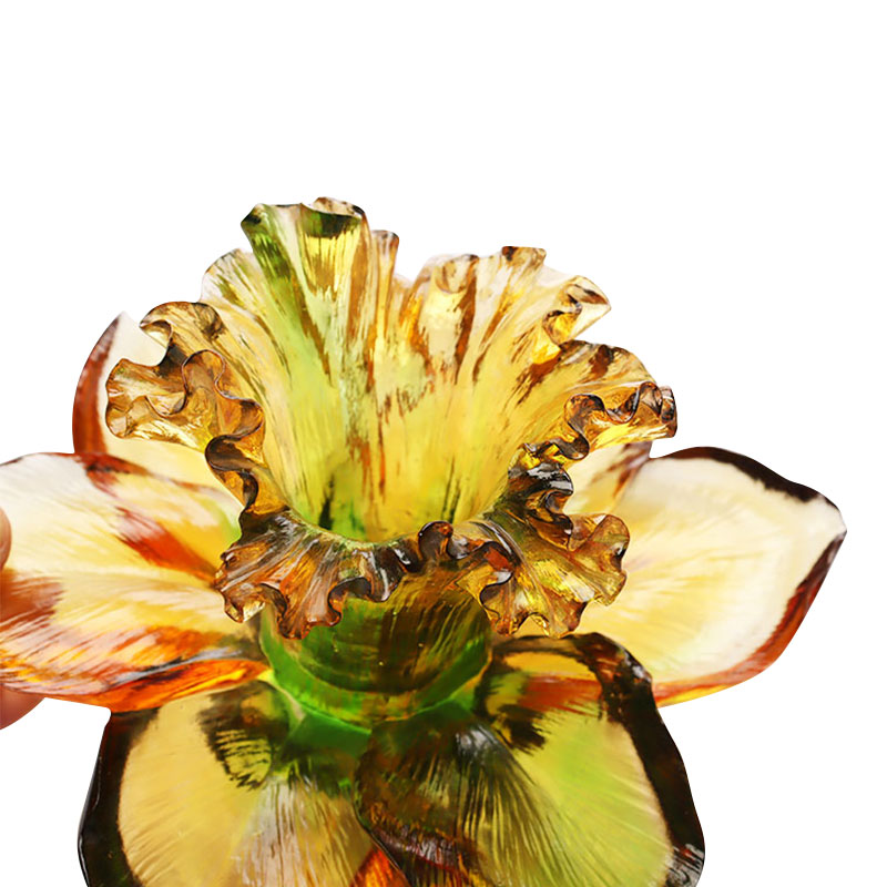 Portacandela in Vetro a forma di Petalo