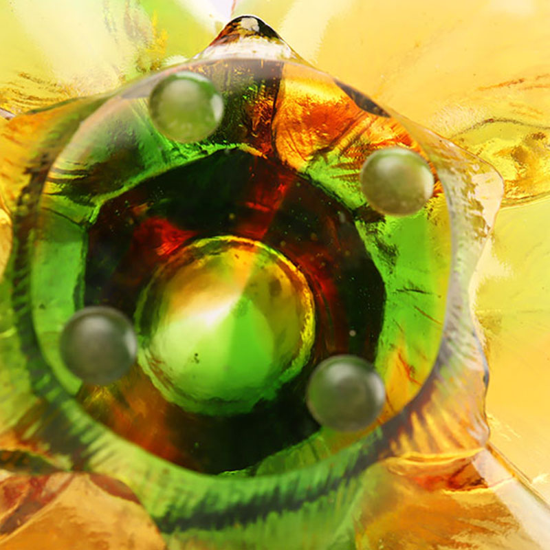 Portacandela in Vetro a forma di Petalo