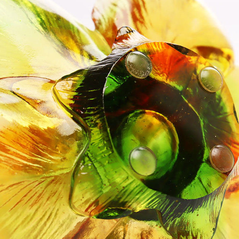 Portacandela in Vetro a forma di Petalo