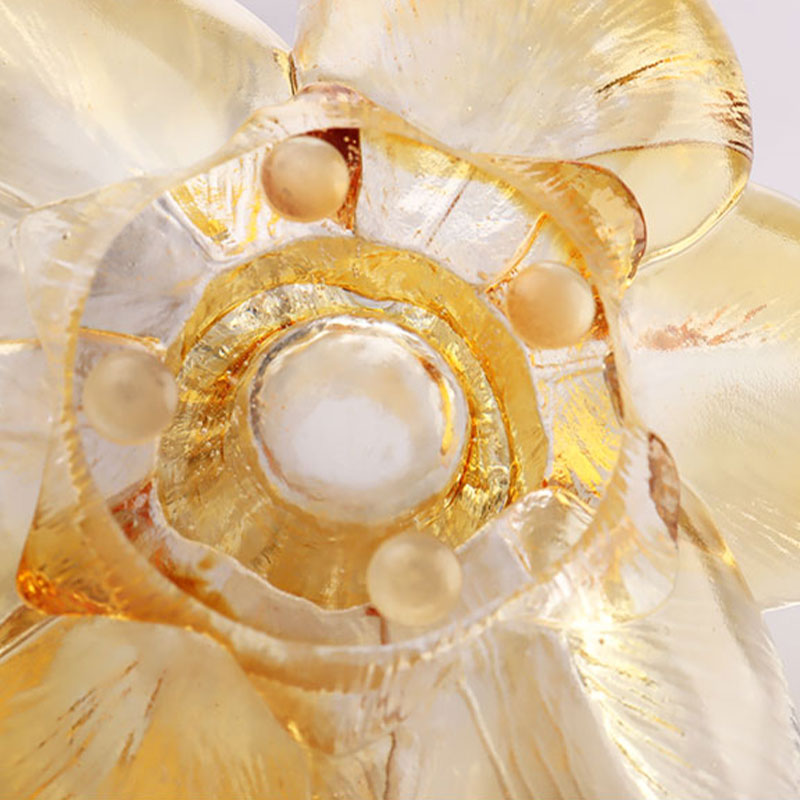 Portacandela in Vetro a forma di Petalo