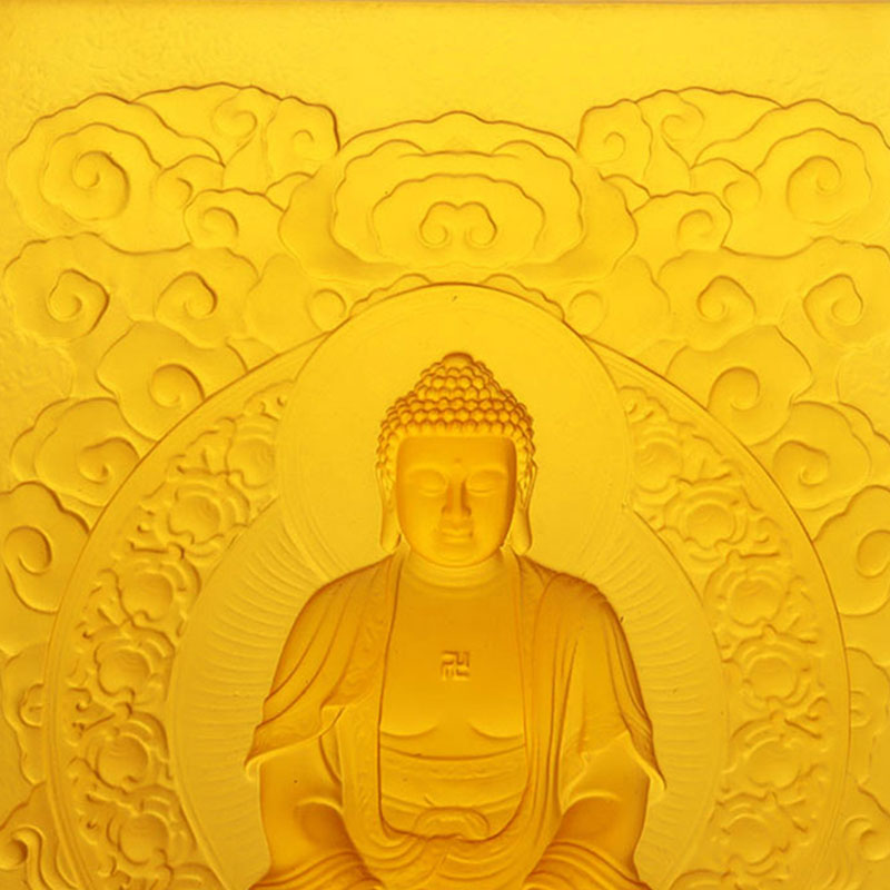 Mattone decorativo Amitabha Buddha Liuli