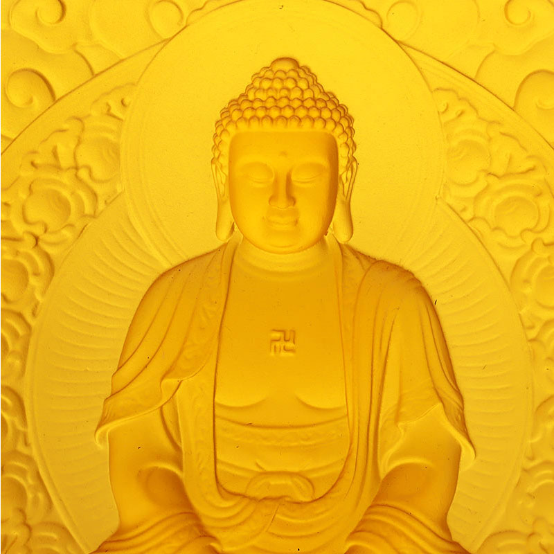 Mattone decorativo Amitabha Buddha Liuli