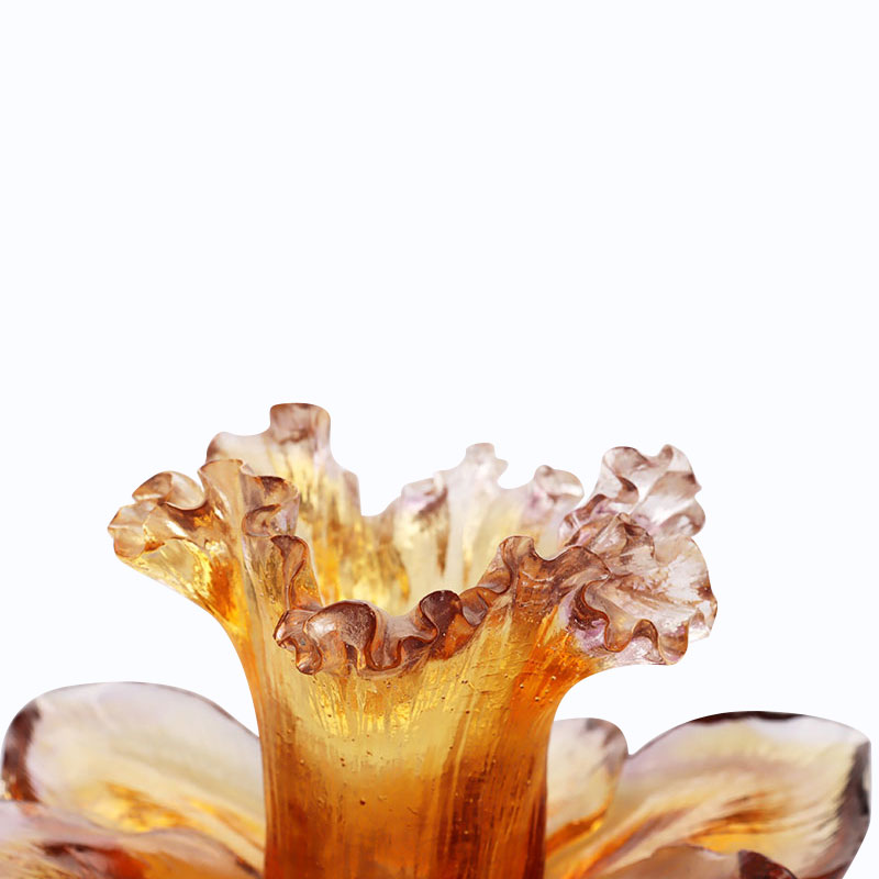 Portacandela in Vetro a forma di Petalo