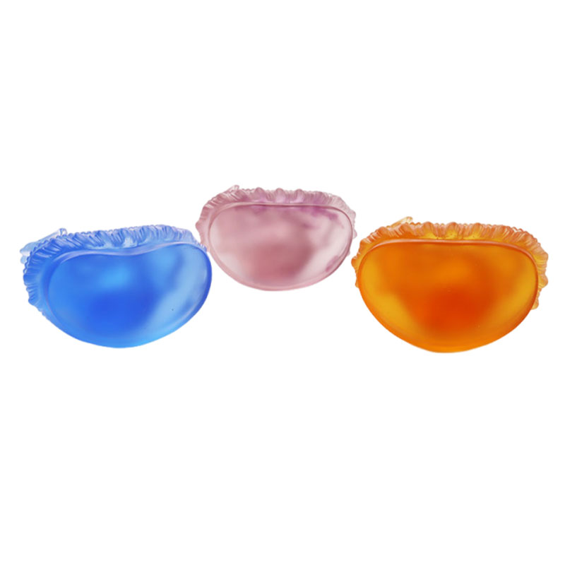 Statua del Buddha della medicina in cristallo colorato Liuli