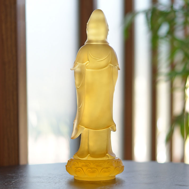 Statua in vetro di Guanyin Bodhisattva